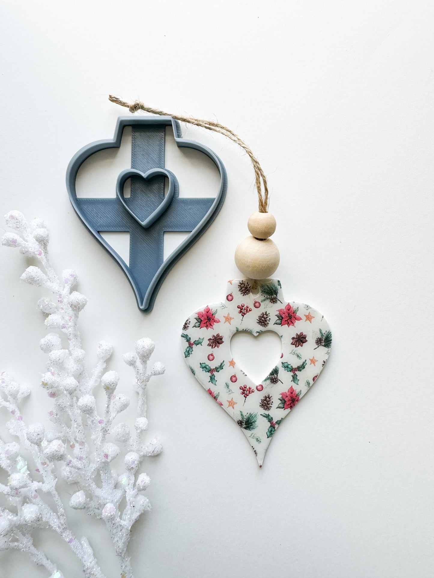 HEART DONUT ORNAMENT | CLAY CUTTER