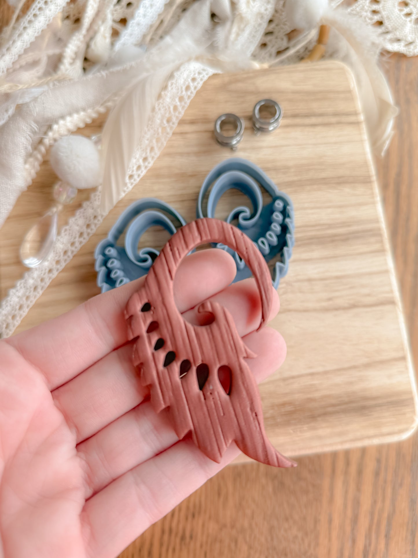 TRIBAL WING | GAUGED HANGER | CLAY CUTTER  SET