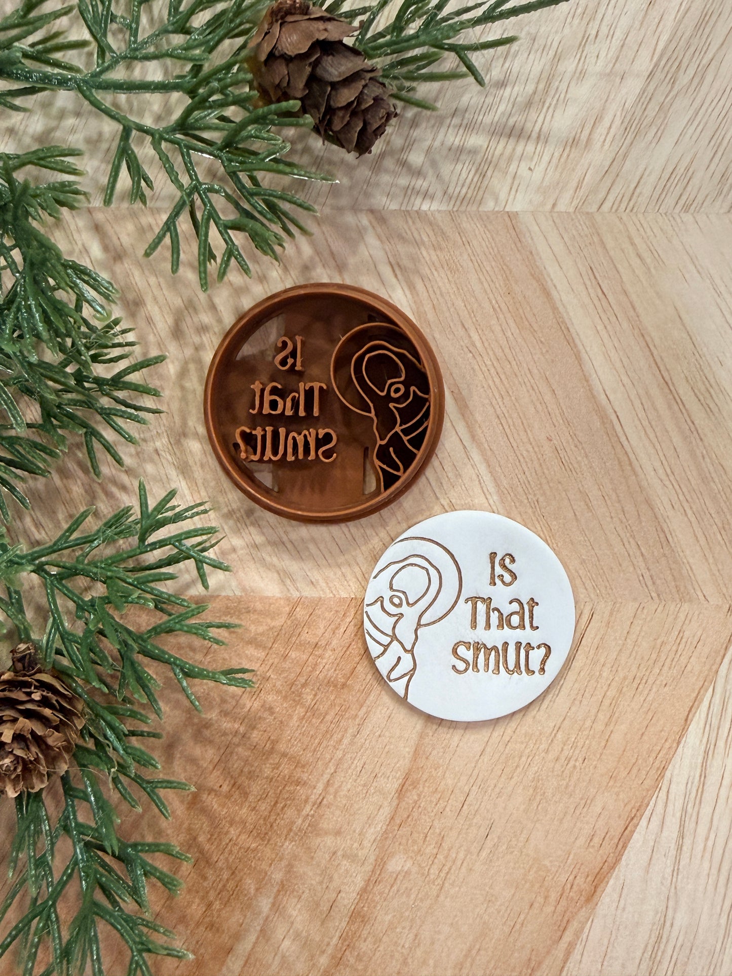"IS THAT SMUT?" CLAY CUTTER| VALENTINES HOLIDAY | POLYMER CLAY CUTTER