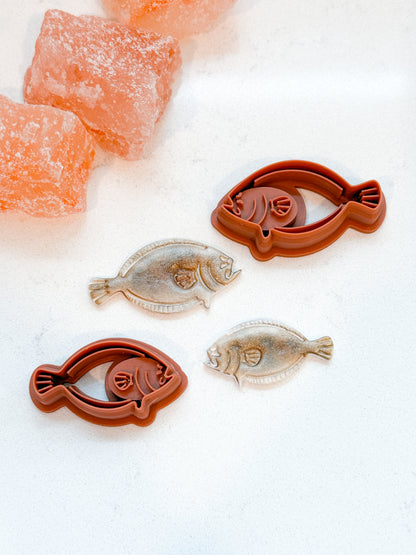 FLOUNDER HALIBUT | SEALIFE | ANIMAL | CLAY CUTTERS