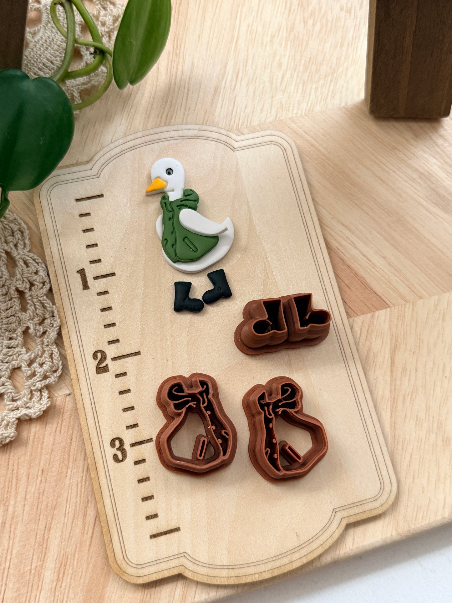 PORCH GOOSE HOODIE VEST OUTFIT | POLYMER CLAY CUTTERS