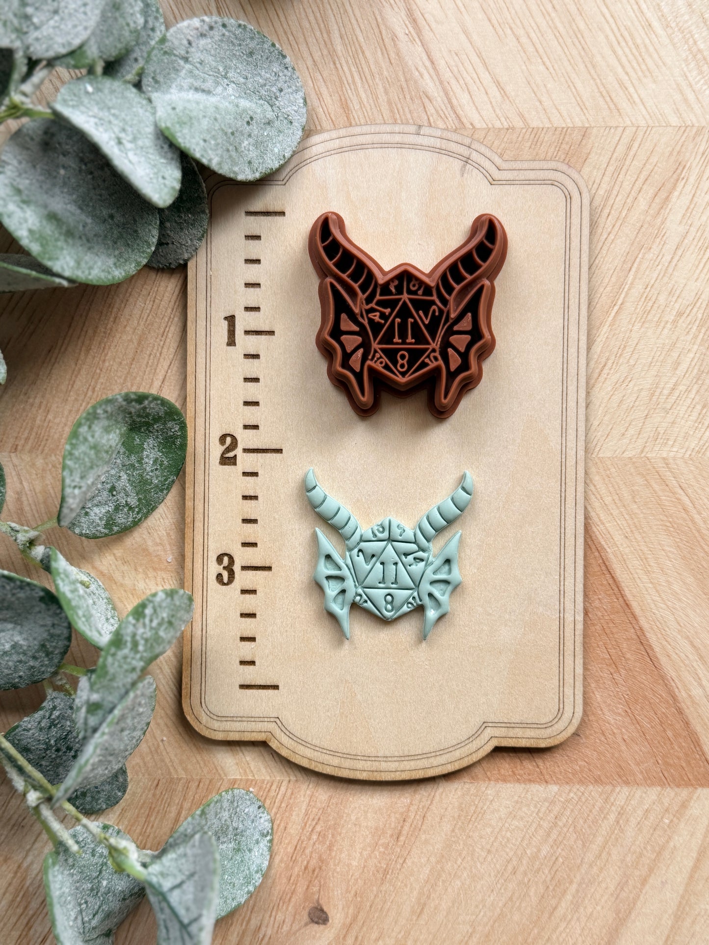 HELLFIRE DICE | STRANGER THINGS INSPIRED | POLYMER CLAY CUTTER