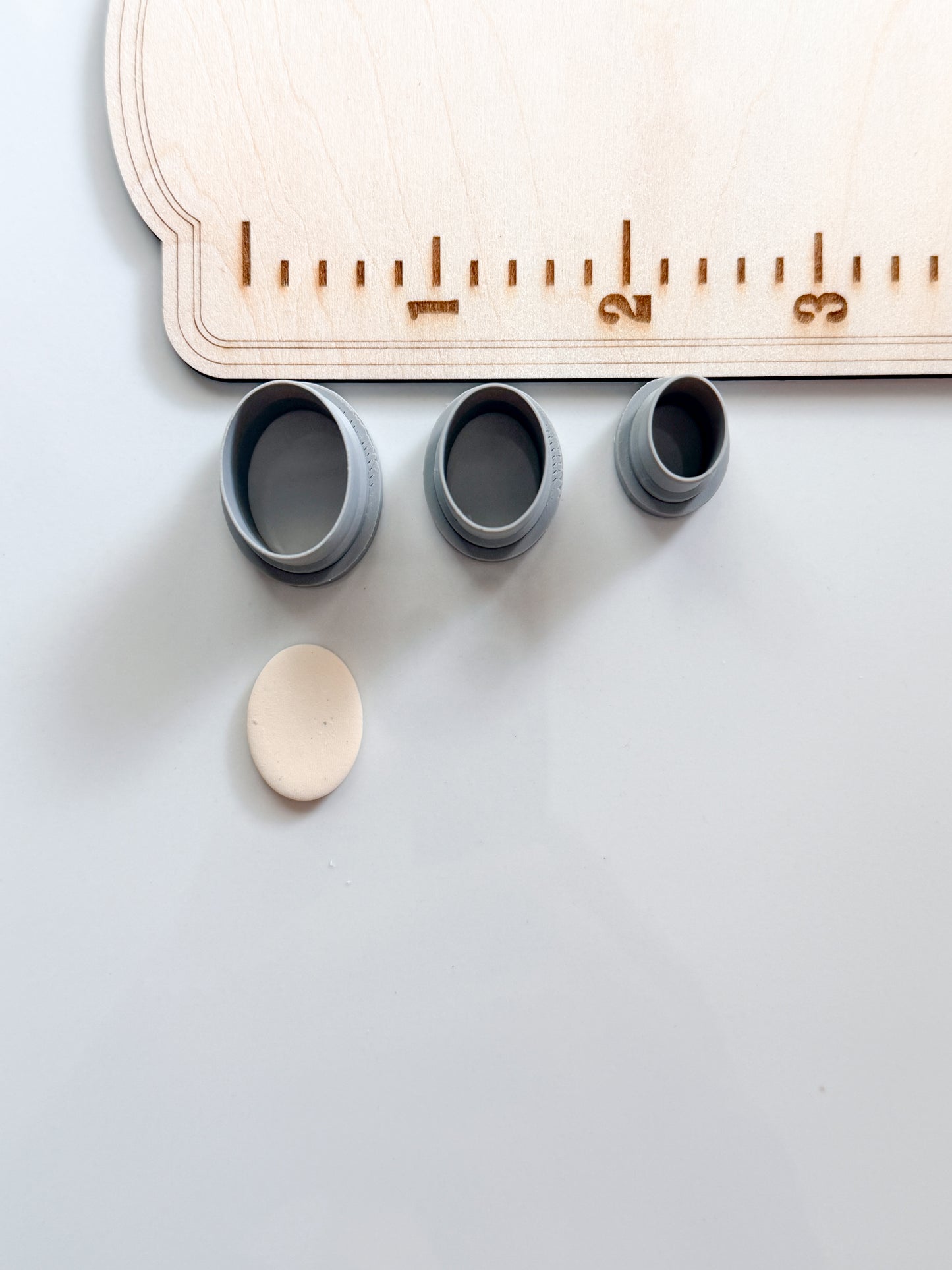 ACTUAL OVAL CHARM CUTTERS | CLAY CUTTERS | POLYMER CLAY CUTTERS