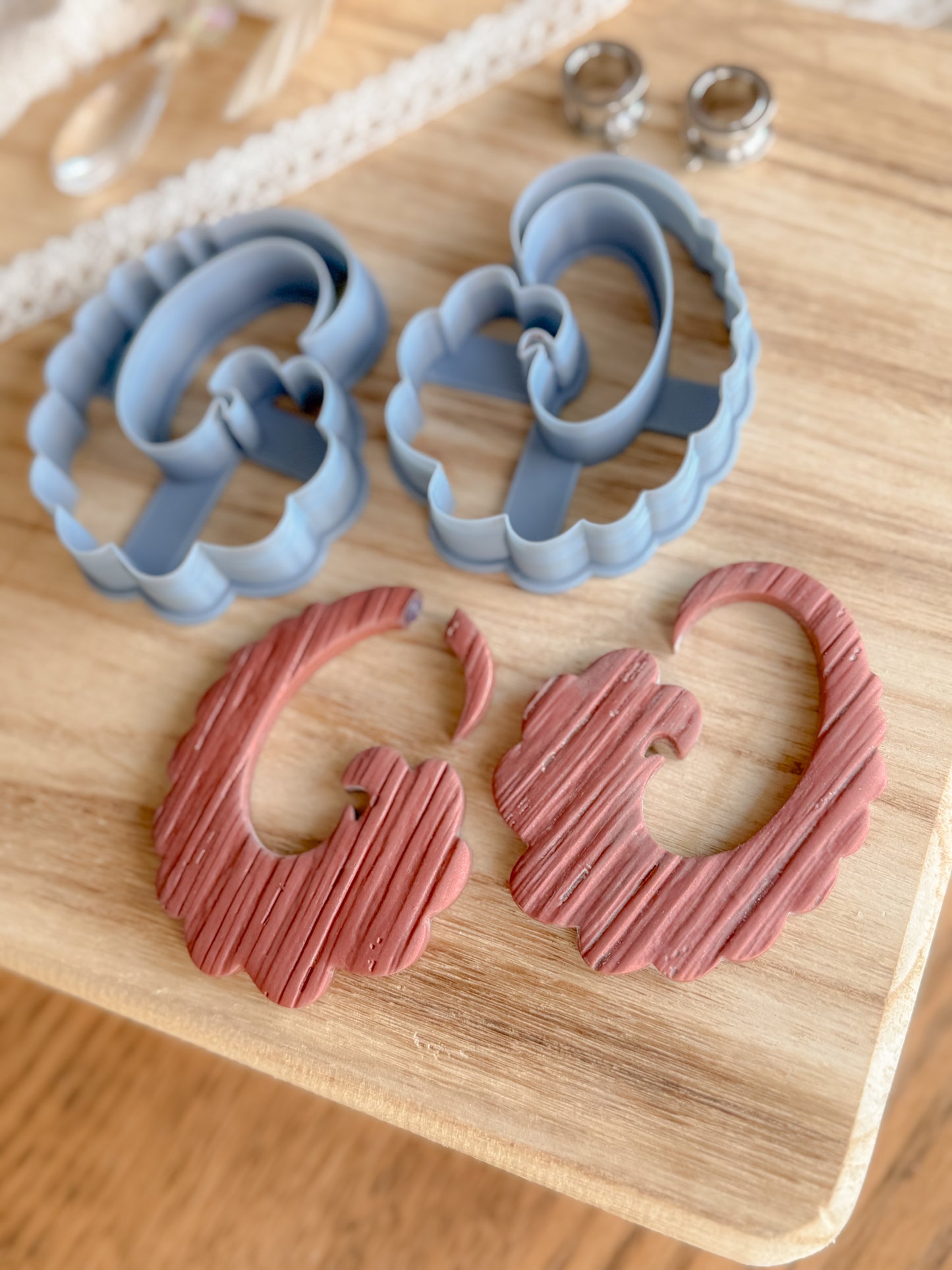 TRIBAL BUBBLE WAVE | GAUGED HANGER | CLAY CUTTER  SET