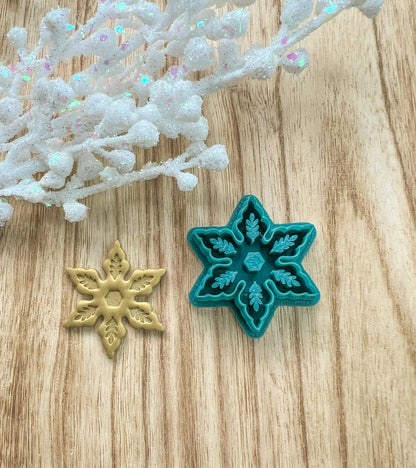 Folk Snowflake Imprint Clay Cutter | Scandinavian