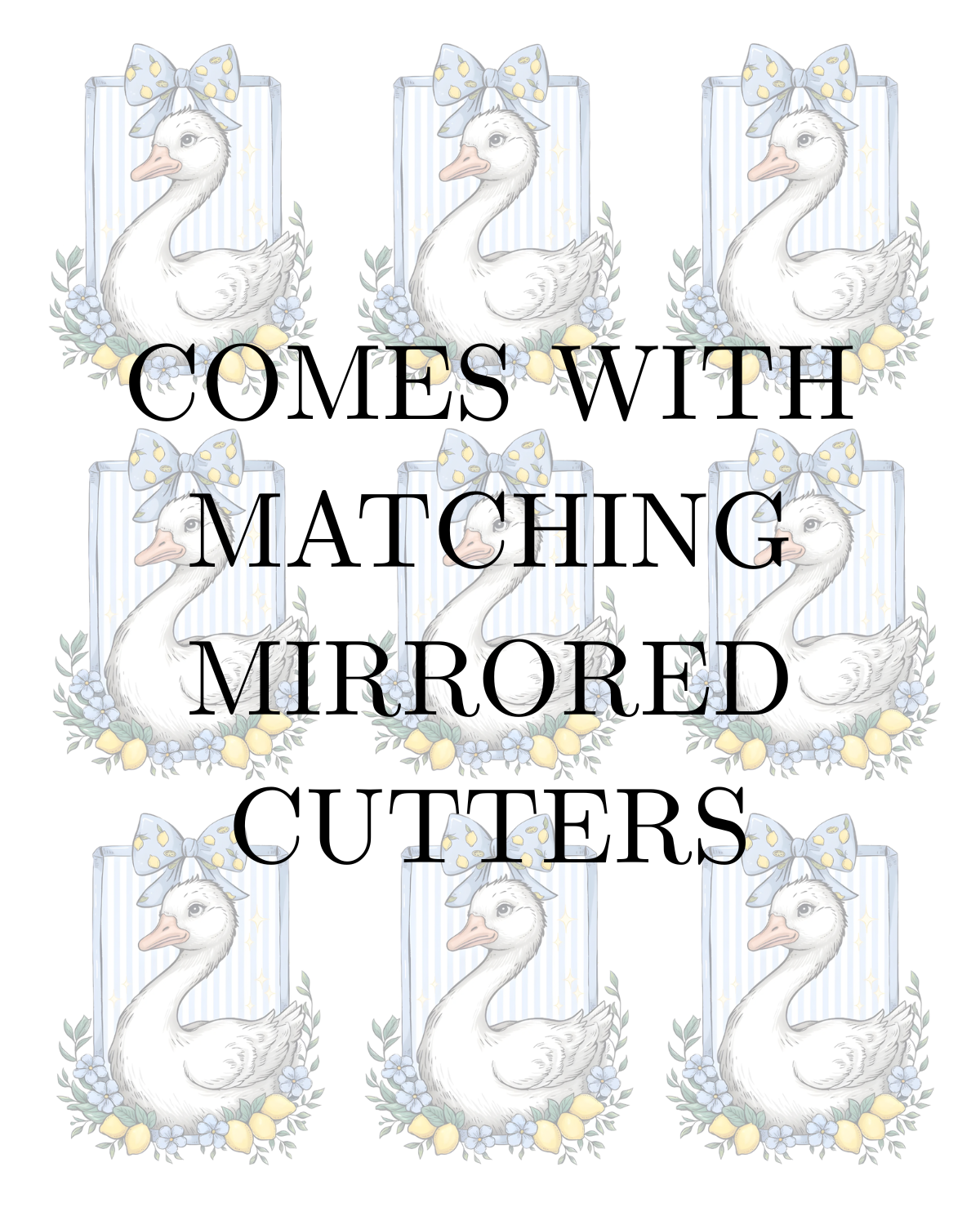 LEMON GOOSE TRANSFER PAPER & CUTTERS | POLYMER CLAY CUTTERS