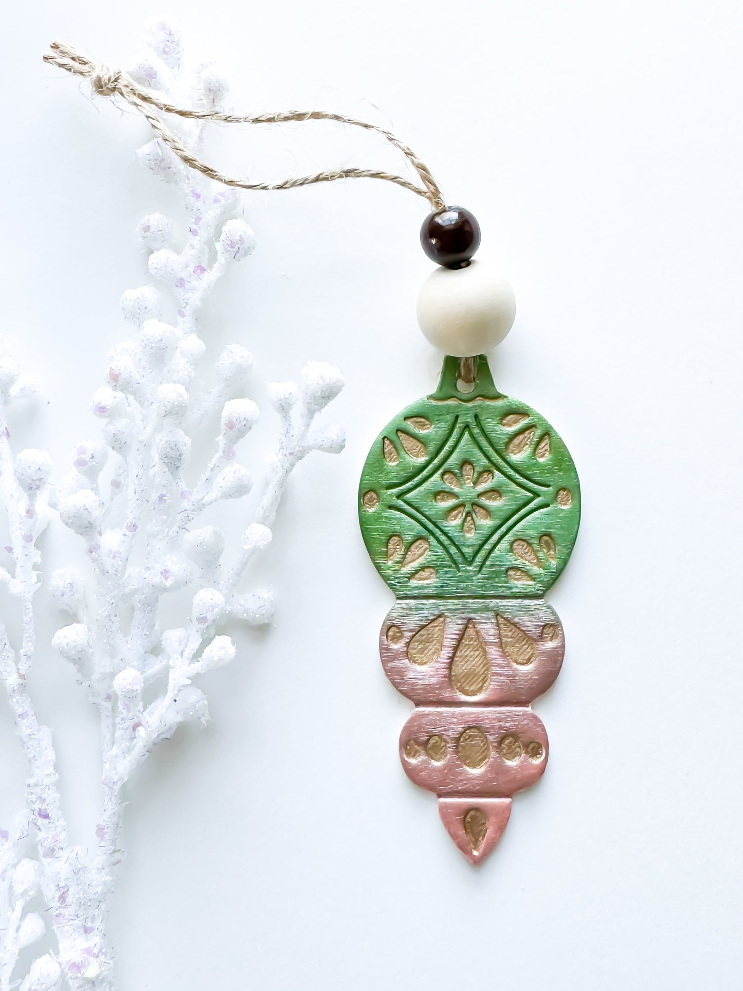 LONG VINTAGE ORNAMENT | CLAY CUTTER