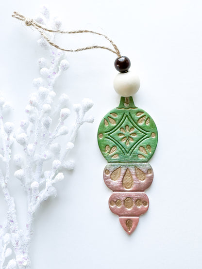 LONG VINTAGE ORNAMENT | CLAY CUTTER