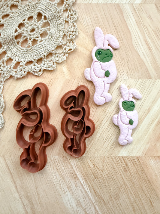 RABBIT SUIT  | FROG OUTFIT | POLYMER CLAY CUTTERS