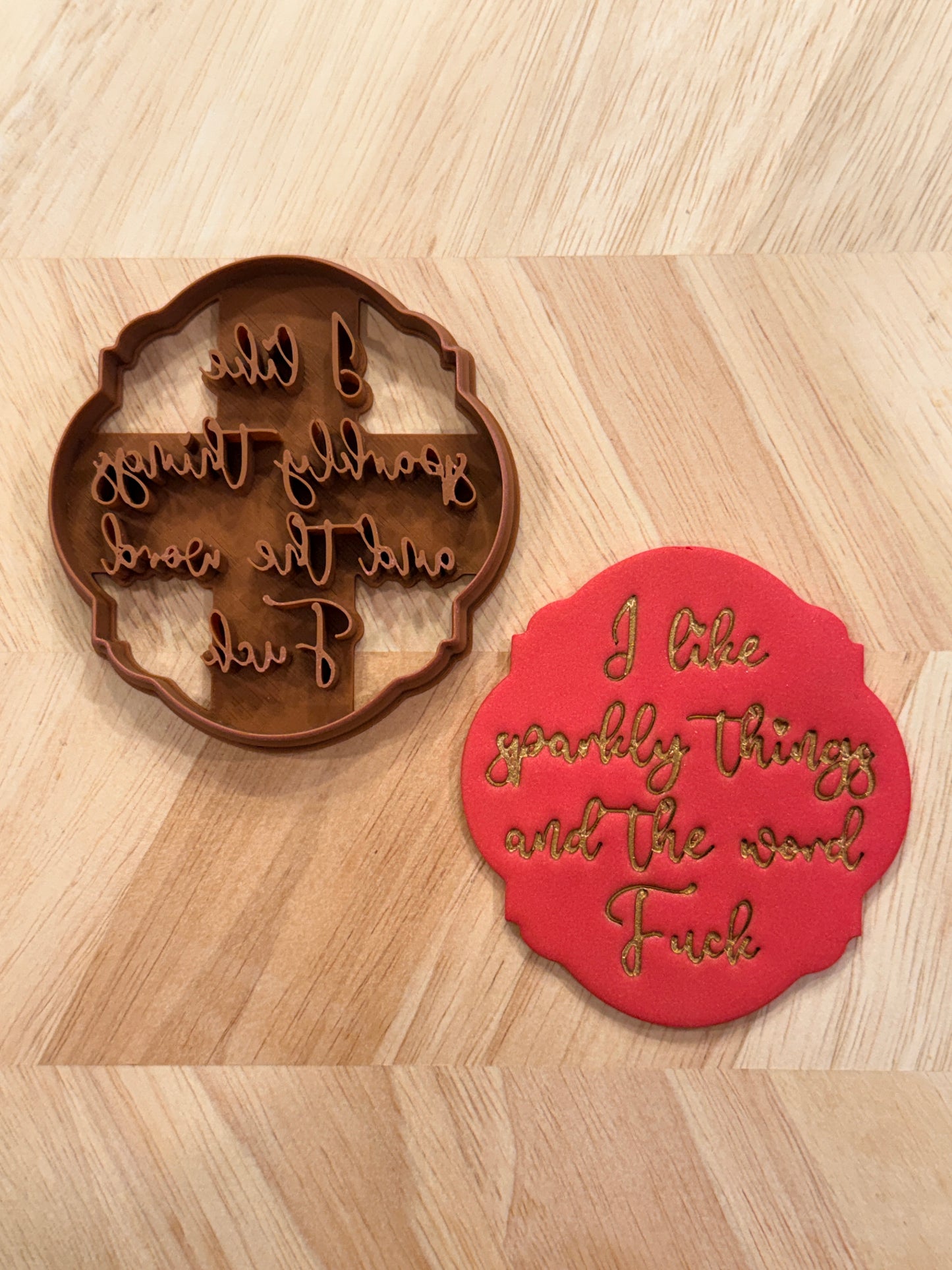 SPARKLY THINGS EXTRA LARGE CLAY CUTTER | VALENTINES HOLIDAY | POLYMER CLAY CUTTER