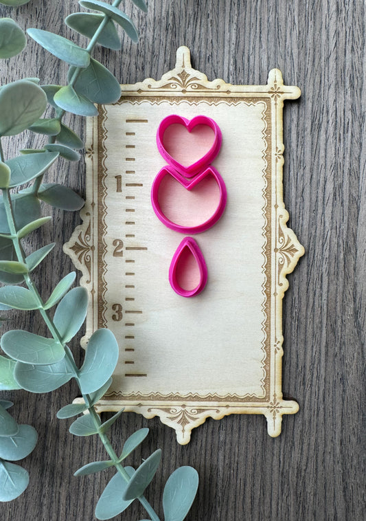 Heart Slice Clay Cutter Set