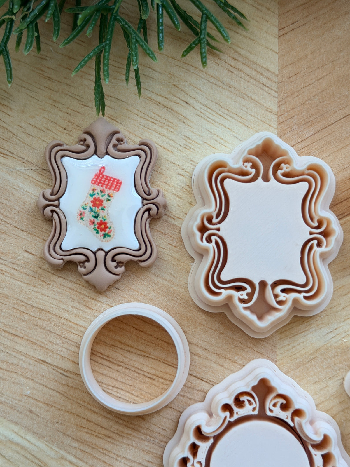 FANCY FRAME INLAY CLAY CUTTER SETS | CHRISTMAS | POLYMER CLAY CUTTER