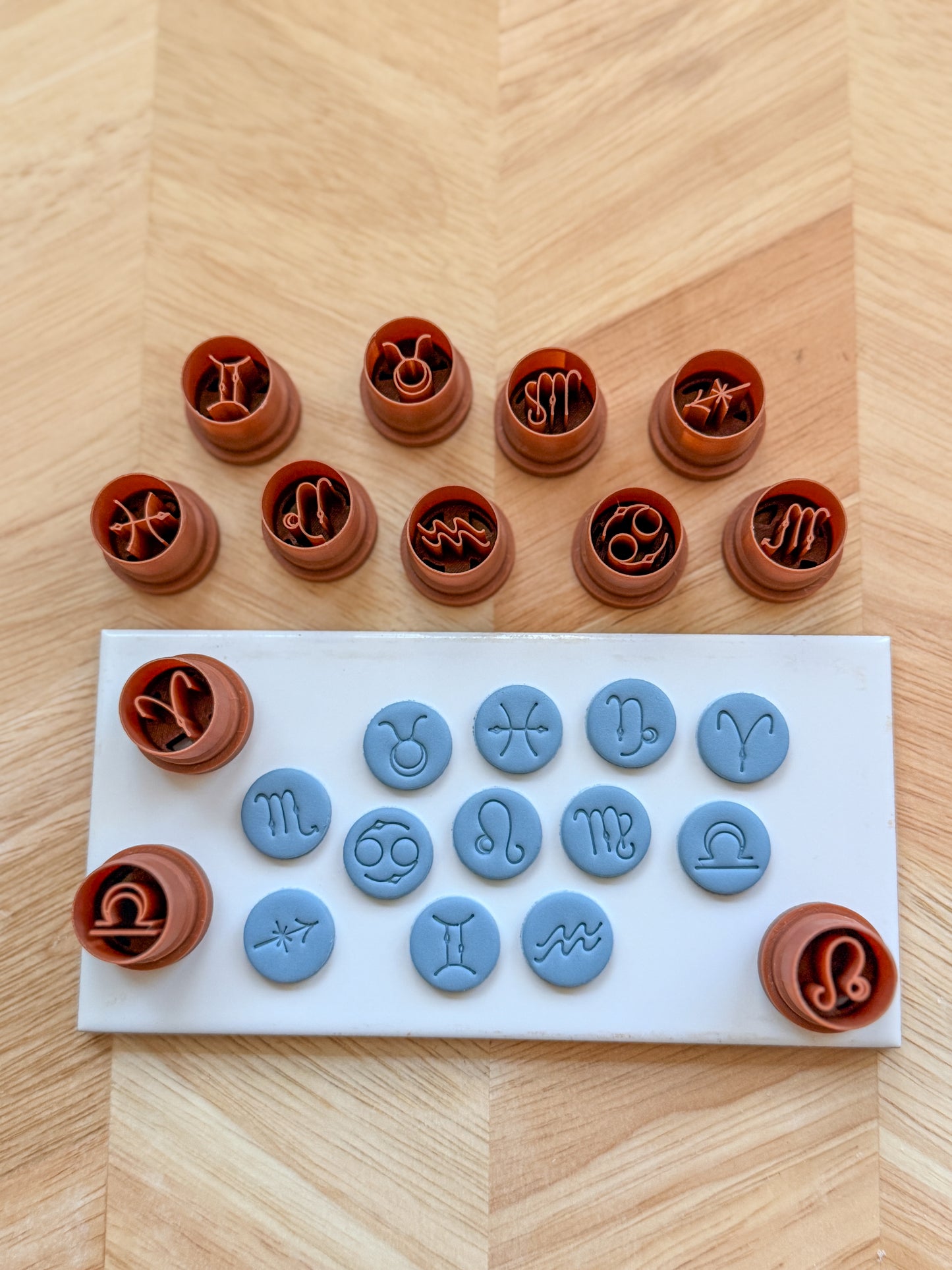 ZODIAC CUTTER SET | ASTROLOGY | POLYMER CLAY CUTTERS