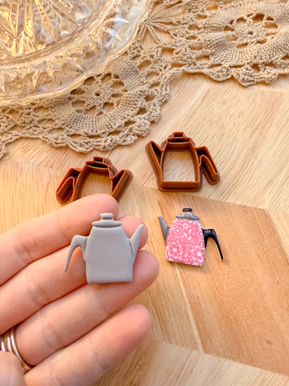 METAL TEAPOT | VINTAGE KITCHEN | POLYMER CLAY CUTTERS