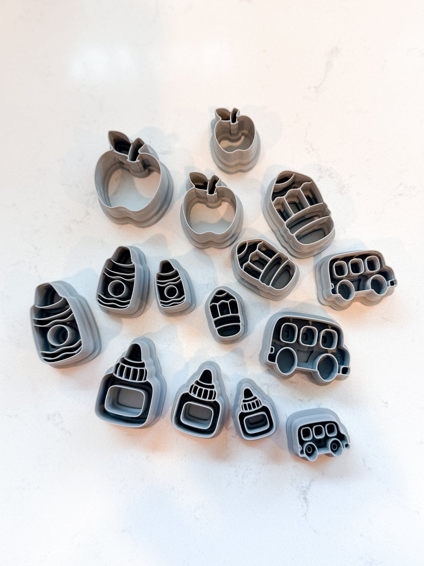 BACK TO SCHOOL BAG & CHARM CUTTERS | CLAY CUTTERS | POLYMER CLAY CUTTERS