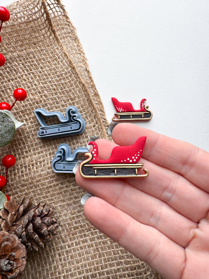 SLEIGH | CHRISTMAS | CLAY CUTTERS