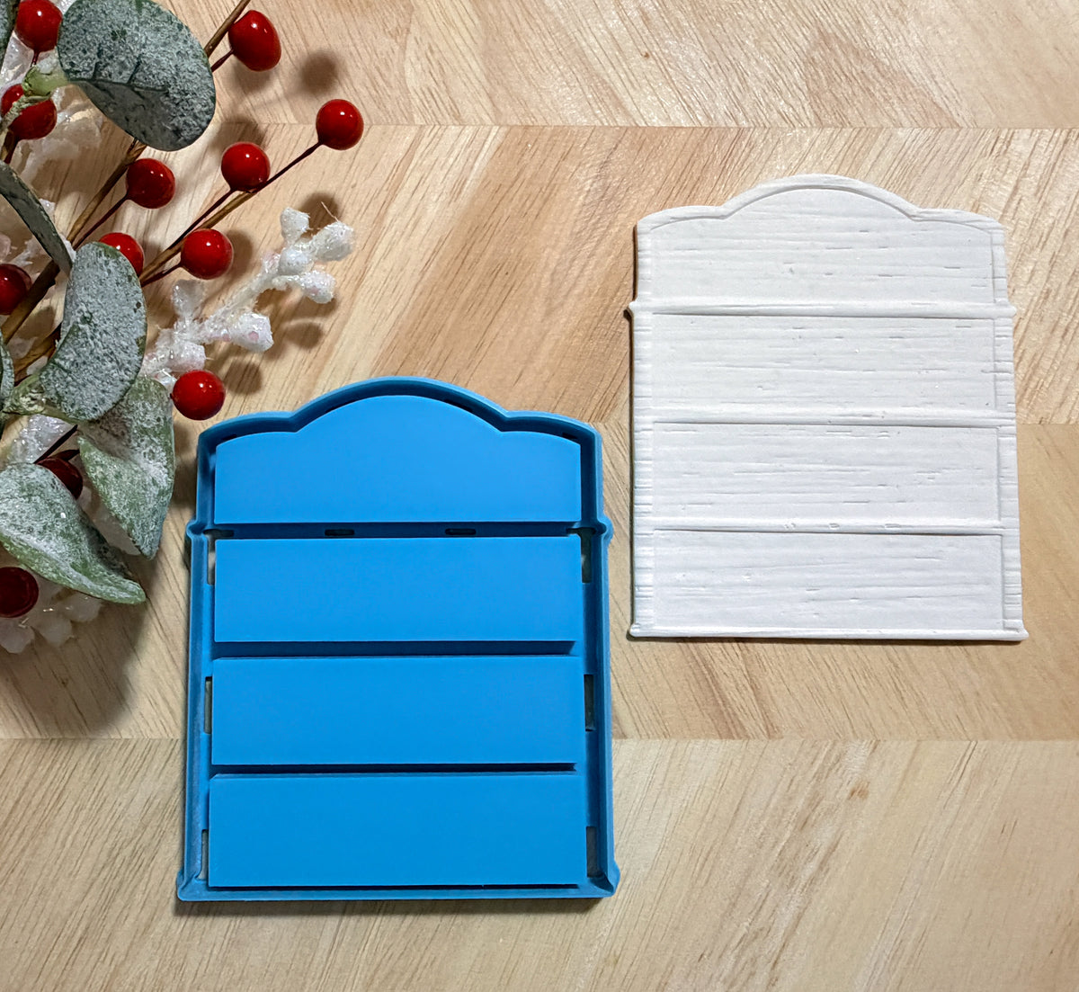 SPICE VILLAGE SHELF CLAY CUTTER | MAGNET ORNAMENT | POLYMER CLAY CUTTER
