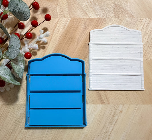 SPICE VILLAGE SHELF CLAY CUTTER | MAGNET ORNAMENT | POLYMER CLAY CUTTER