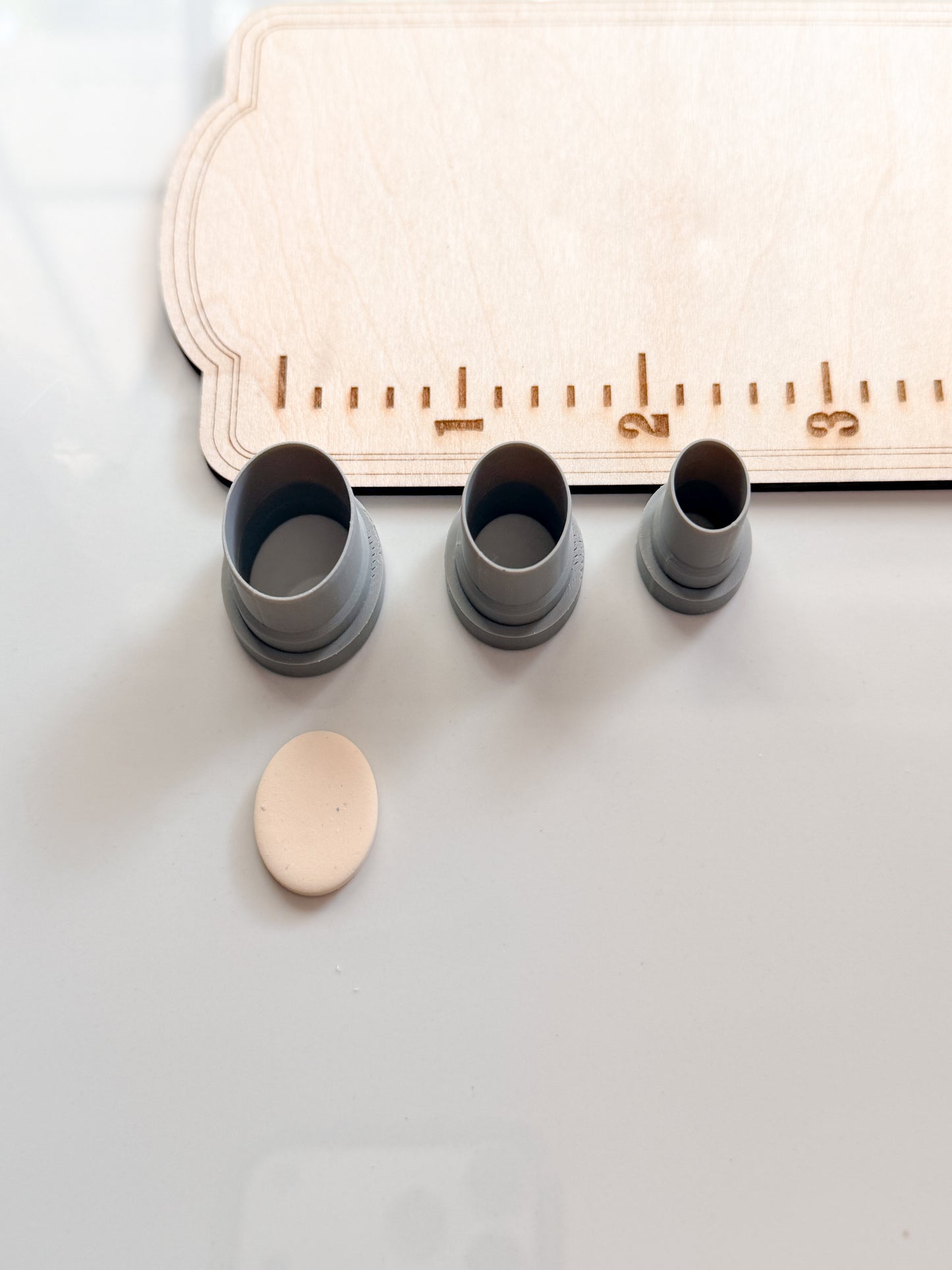ACTUAL OVAL CHARM CUTTERS | CLAY CUTTERS | POLYMER CLAY CUTTERS