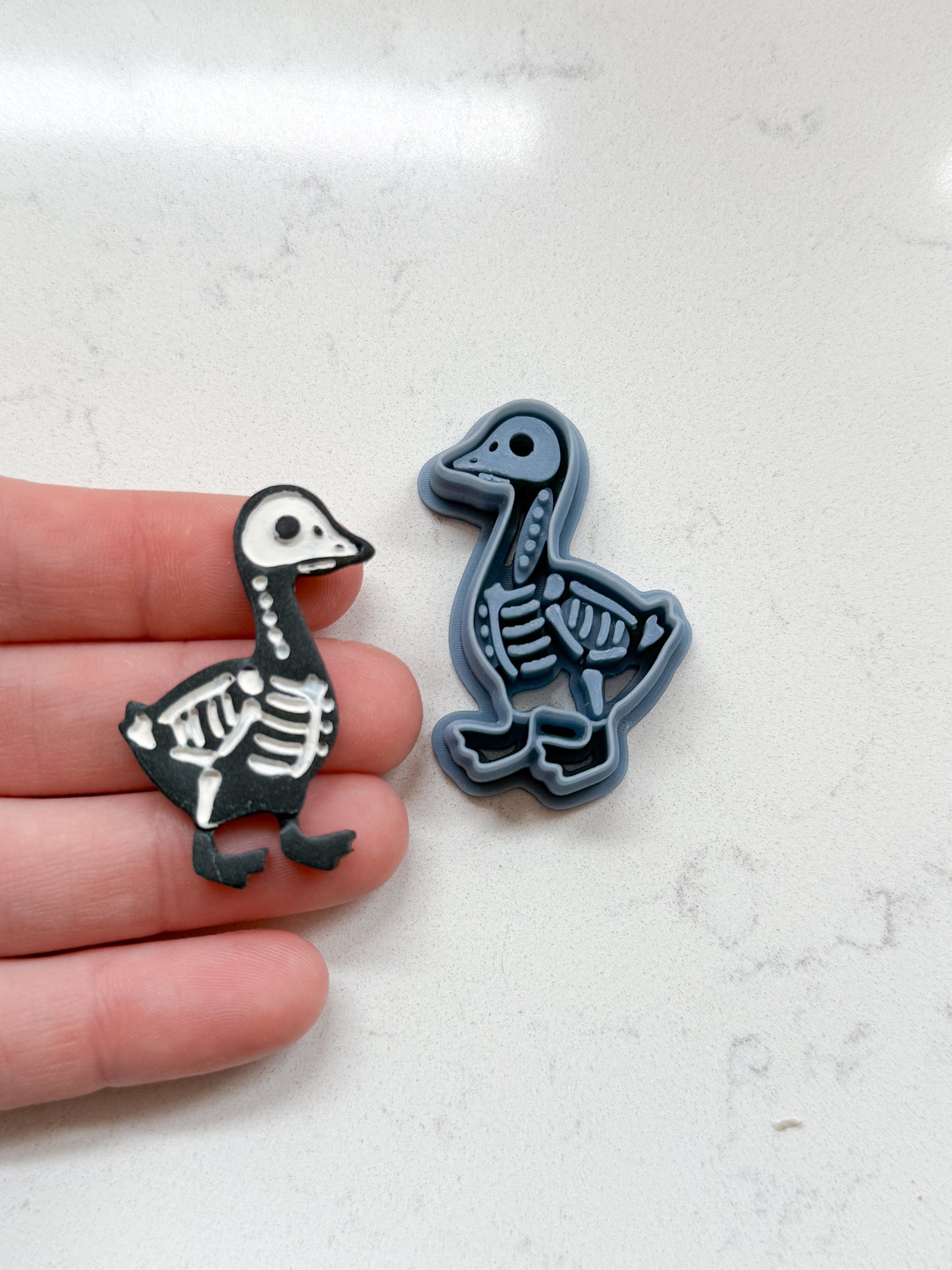 SKELETON DUCK GOOSE | HALLOWEEN 2025 | CLAY CUTTERS