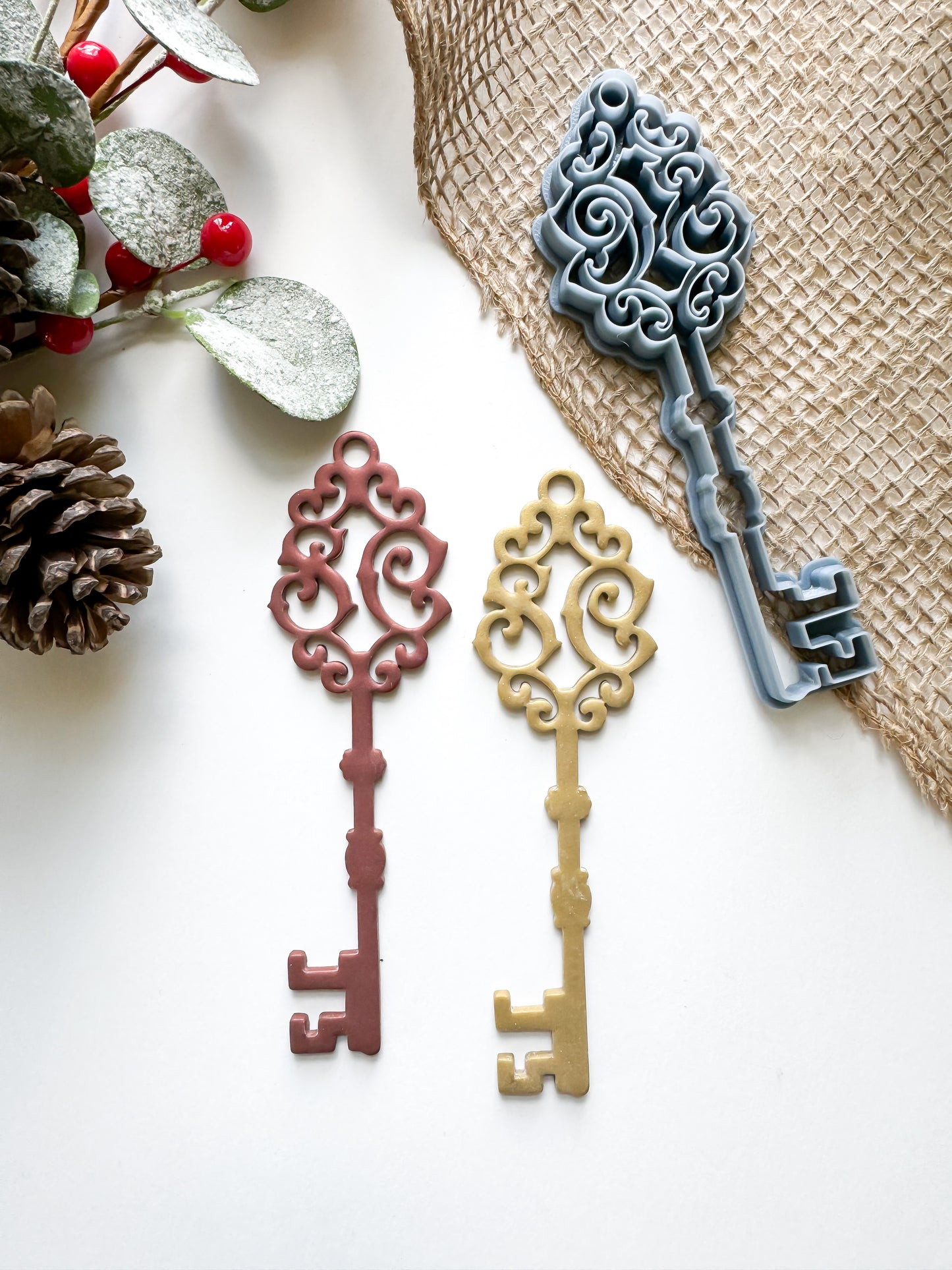 2024 SANTA'S KEY - FILAGREE | ORNAMENT | CLAY CUTTER