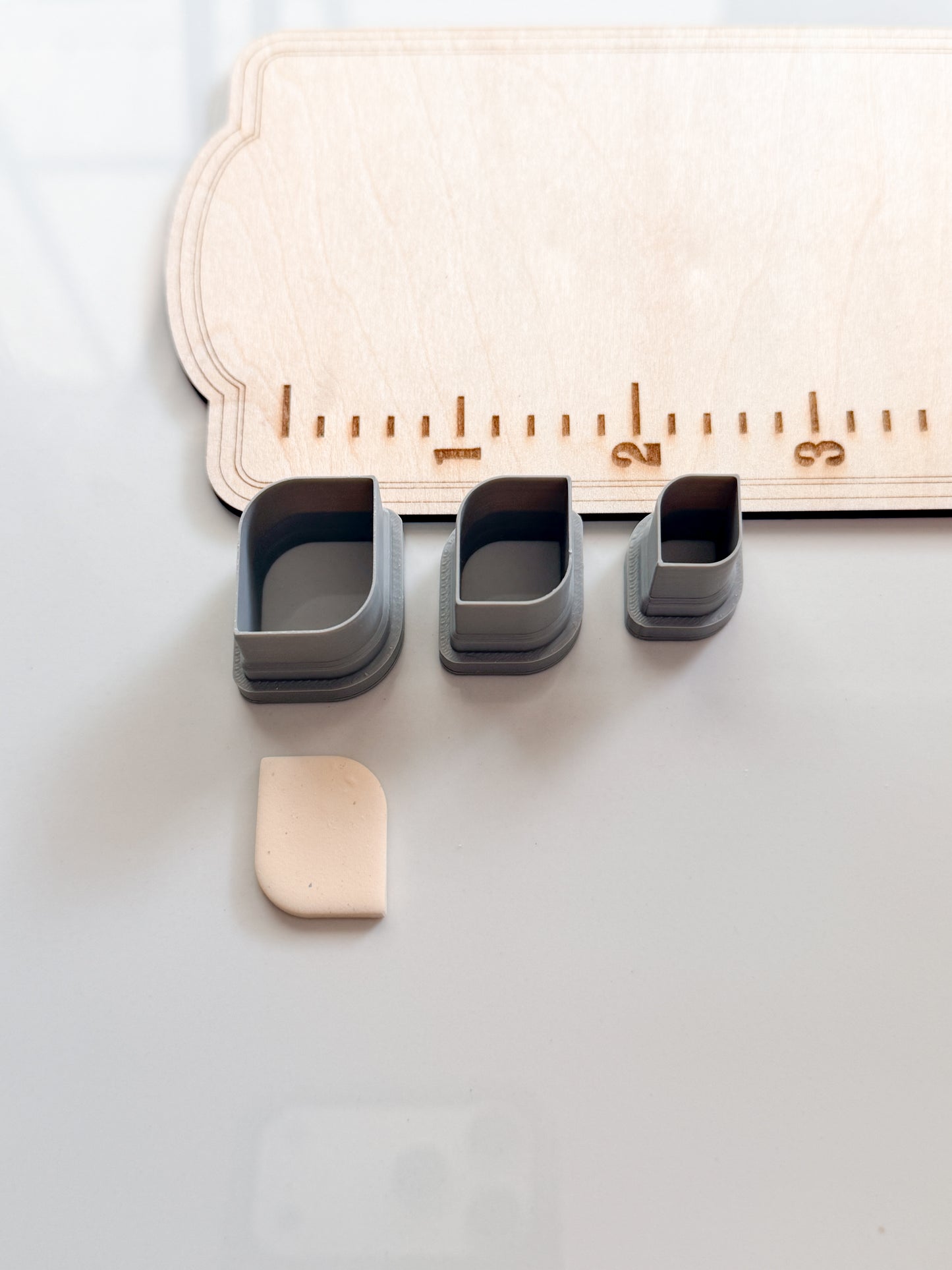 ROUNDED CORNER RECTANGLE CHARM CUTTERS | CLAY CUTTERS | POLYMER CLAY CUTTERS