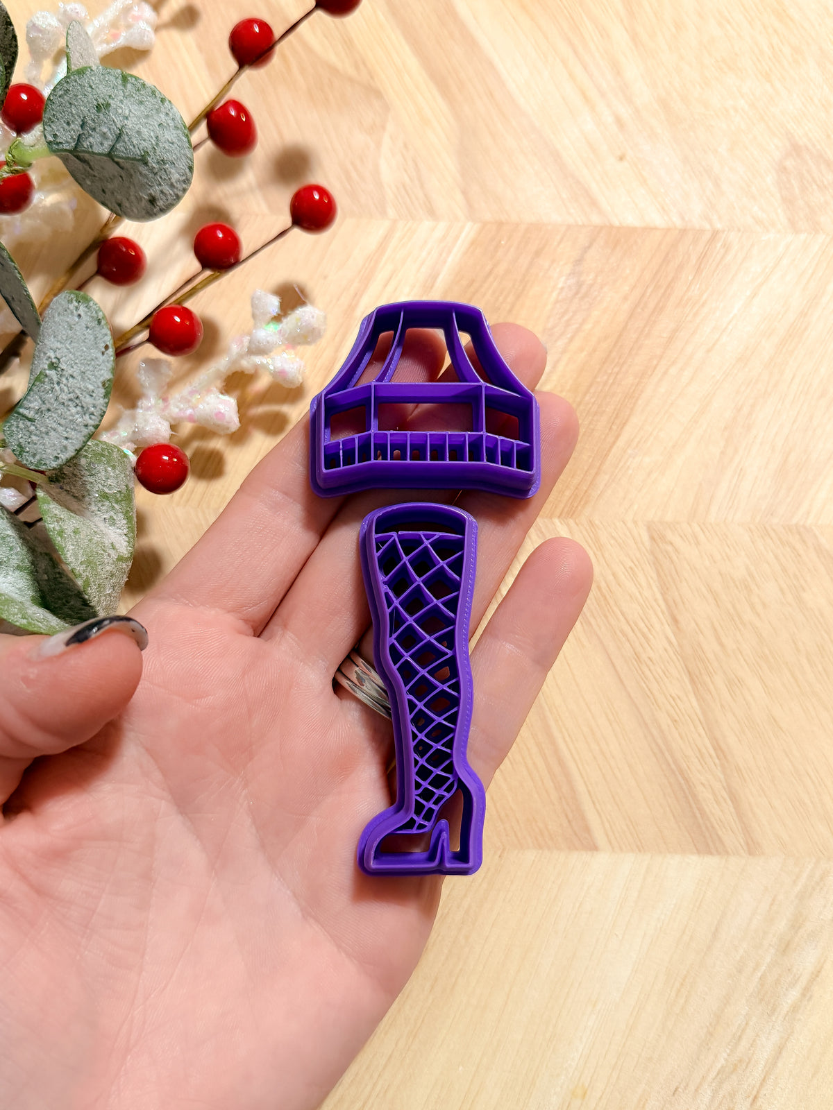 CHRISTMAS STORY LEG LAMP ORNAMENT CLAY CUTTER | CHRISTMAS | POLYMER CLAY CUTTER