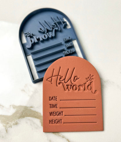 Hello World Arch | Disk Clay Cutters