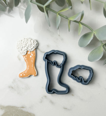 German Beer Boot | Bierstiefel | Oktoberfest | Clay Cutters