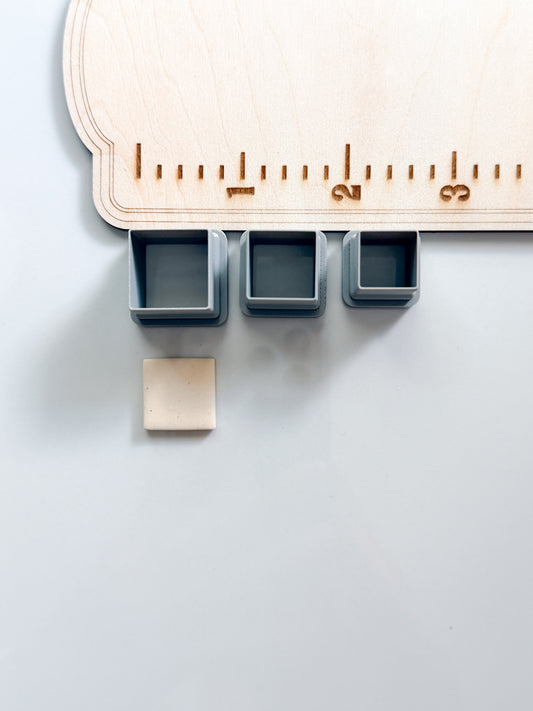 SHARP SQUARE CHARM CUTTERS | CLAY CUTTERS | POLYMER CLAY CUTTERS