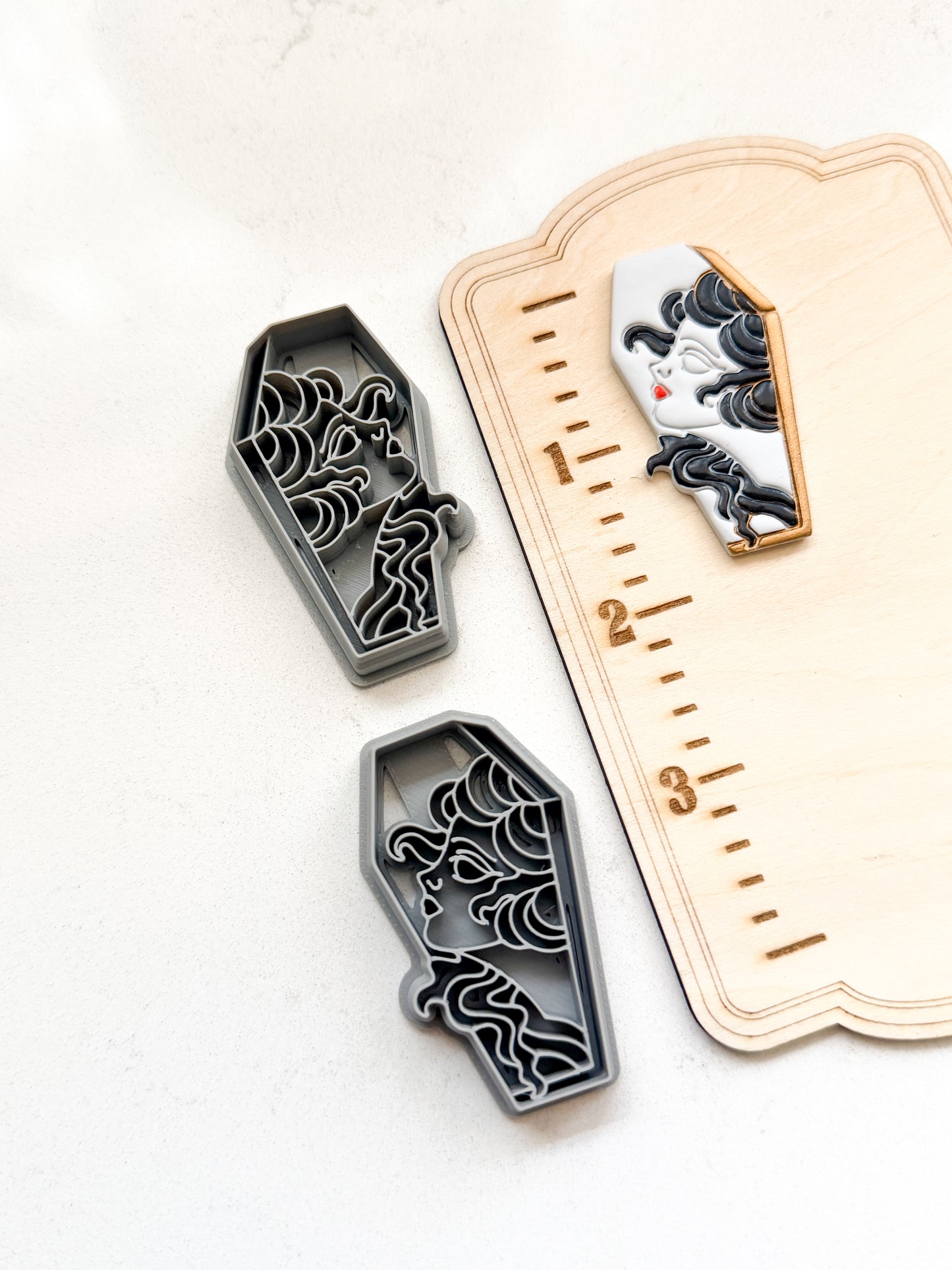 ANNABEL LEE COFFIN | POE.MS | EDGAR ALLEN POE INSPIRED | POLYMER CLAY CUTTERS