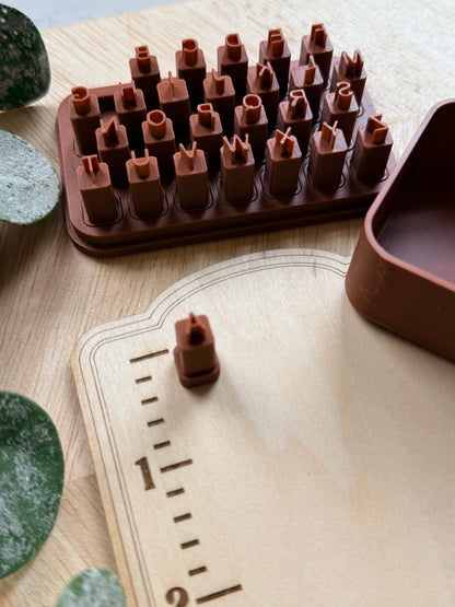 COMPACT UPPERCASE ALPHABET SET & CASE