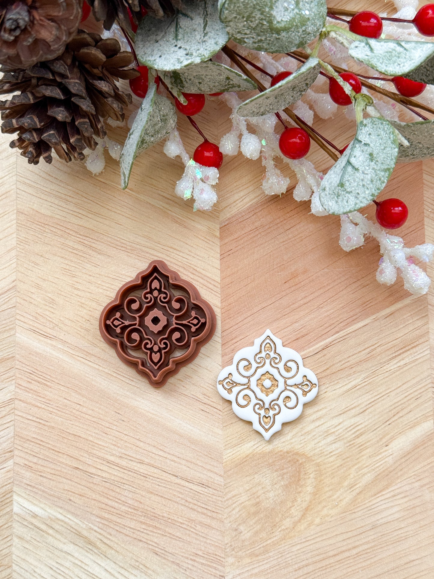 FILAGREE ORNAMENT | CHRISTMAS HOLIDAY | CLAY CUTTER