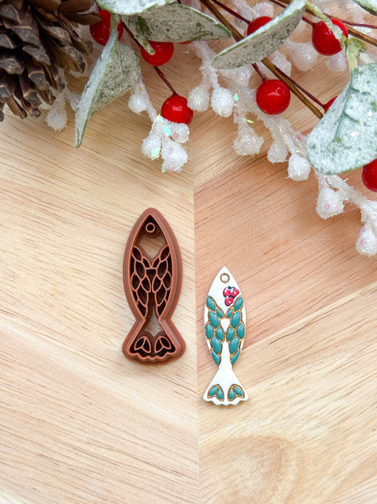 SARDINE HOLLY | CHRISTMAS HOLIDAY | CLAY CUTTER