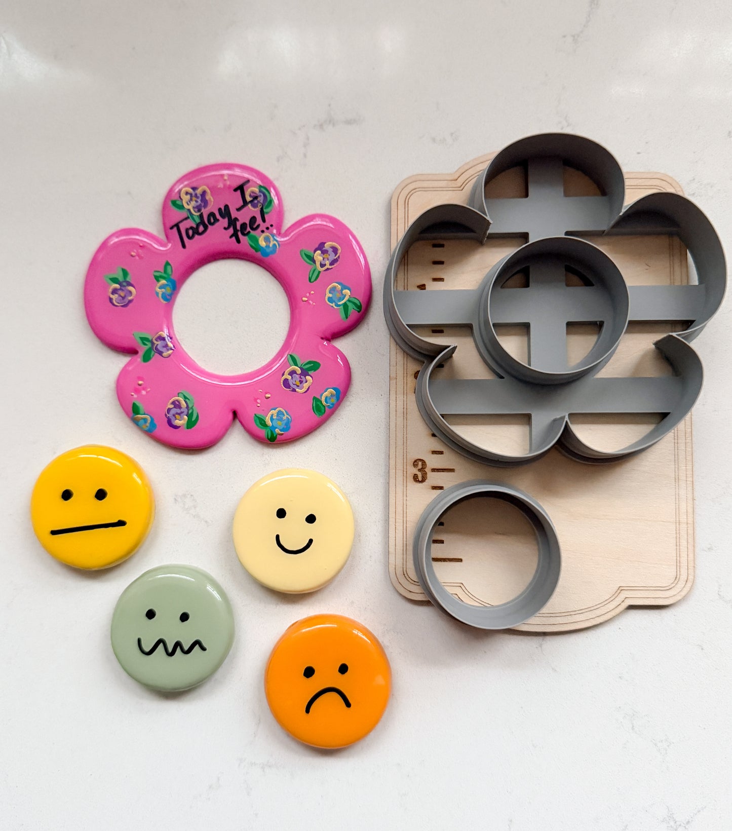 MOOD MAGNET CLAY CUTTER SETS | POLYMER CLAY CUTTER