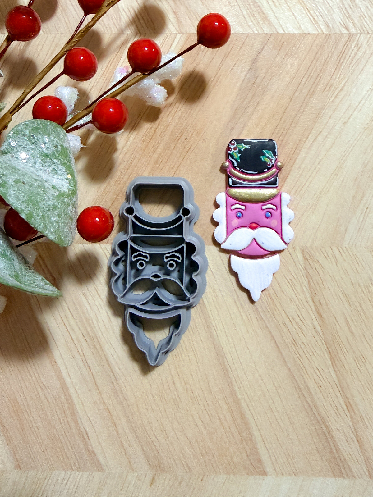 NUTCRACKER 2 PIECE CLAY CUTTER | CHRISTMAS | POLYMER CLAY CUTTER