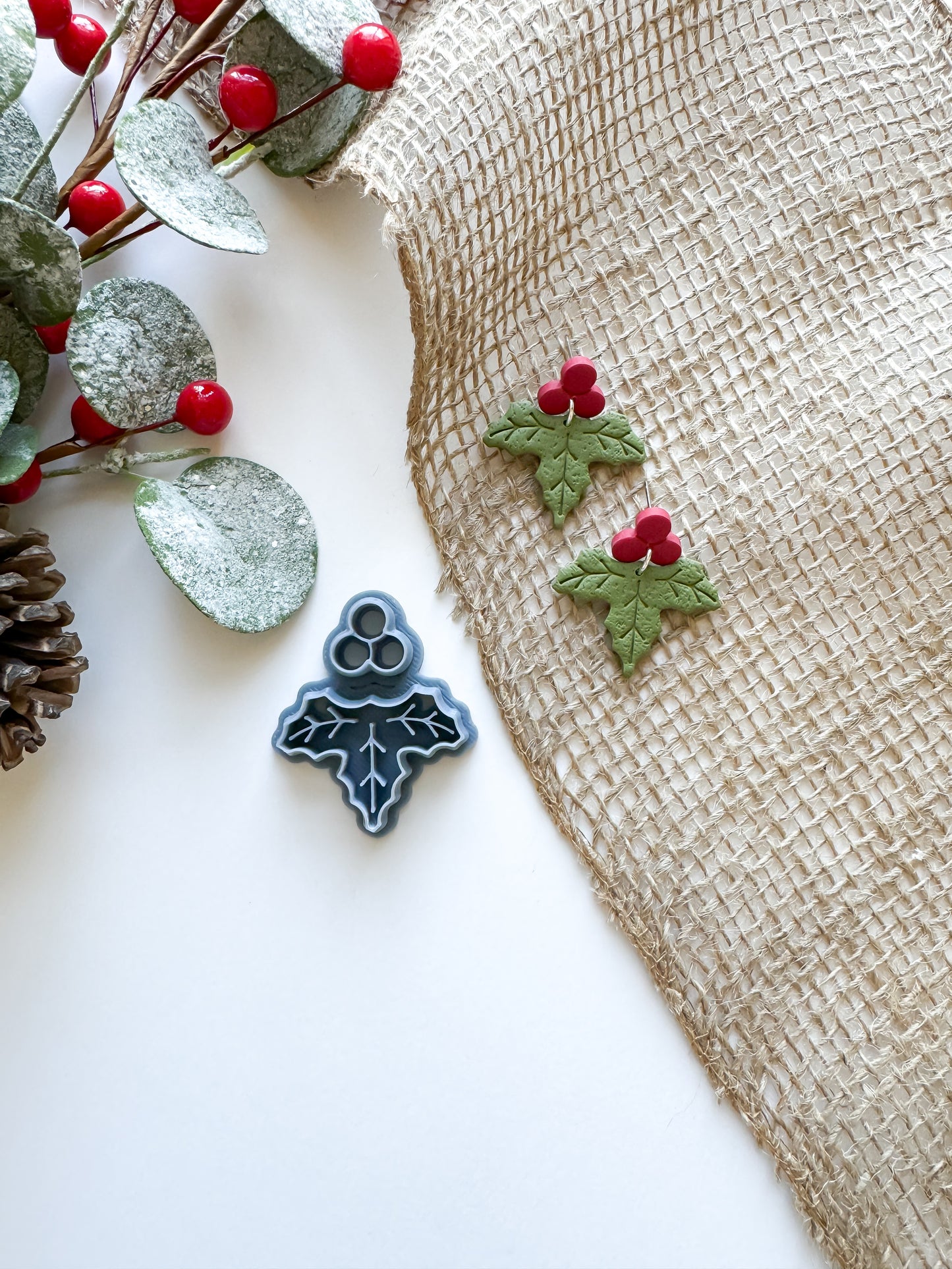 HOLLY BERRIES SET | CHRISTMAS 2024 | CLAY CUTTER