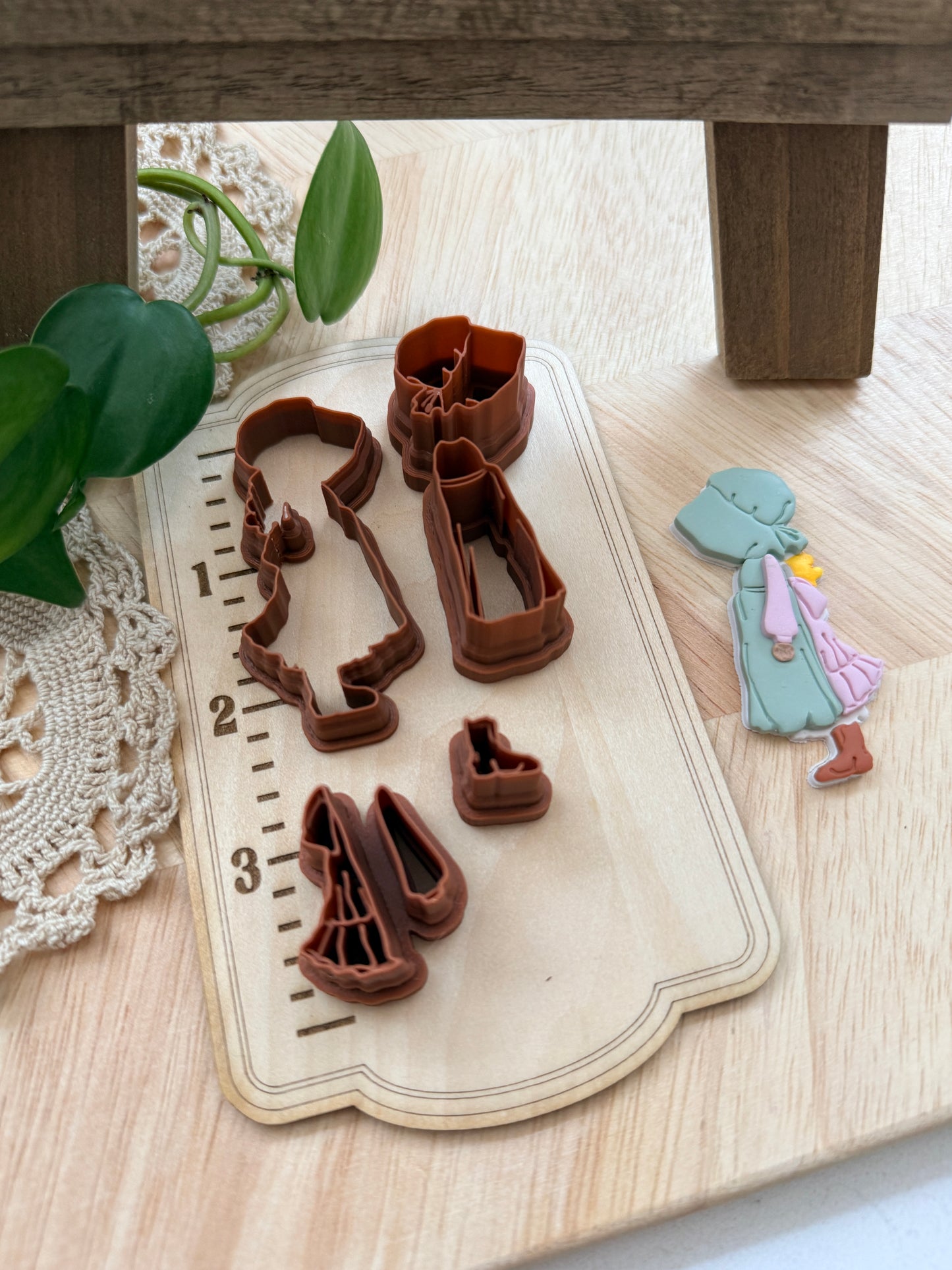 HOLLY HOBBY BUILDER SET | Grandma Core | Polymer Clay Cutter