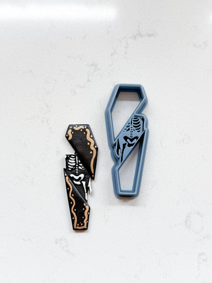 COFFIN SKELETON | HALLOWEEN 2025 | CLAY CUTTERS