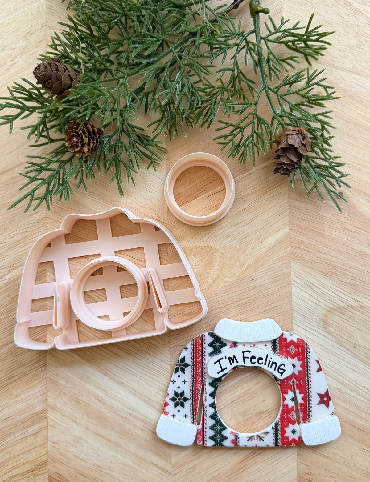 WINTER HOLIDAY MOOD MAGNET CLAY CUTTER SETS (12 OPTIONS) | POLYMER CLAY CUTTER