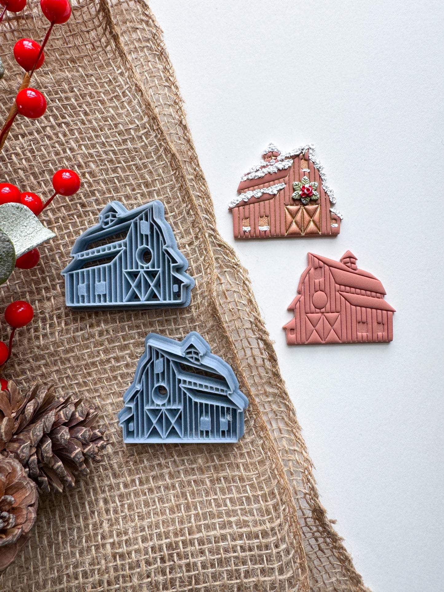 BARN | CHRISTMAS | CLAY CUTTERS