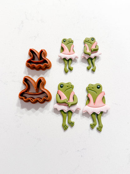 BALLARINA| FROG OUTFIT | CLAY CUTTERS