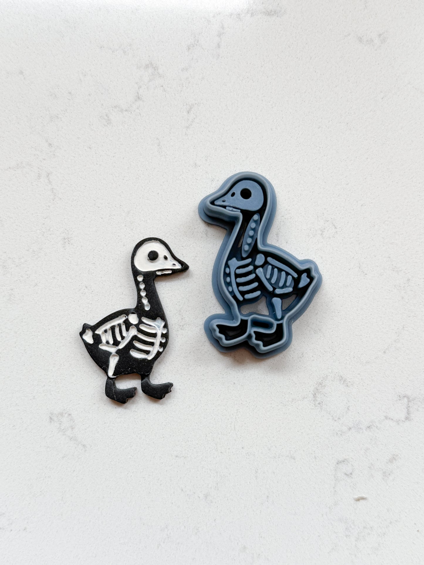 SKELETON DUCK GOOSE | HALLOWEEN 2025 | CLAY CUTTERS