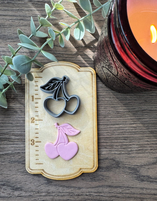 Cherry Heart Clay Cutters