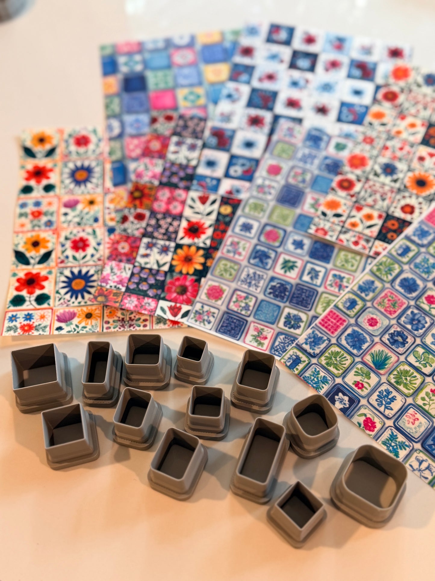 SQUARE CUTTER BUNDLE | CLAY CUTTERS | POLYMER CLAY CUTTERS