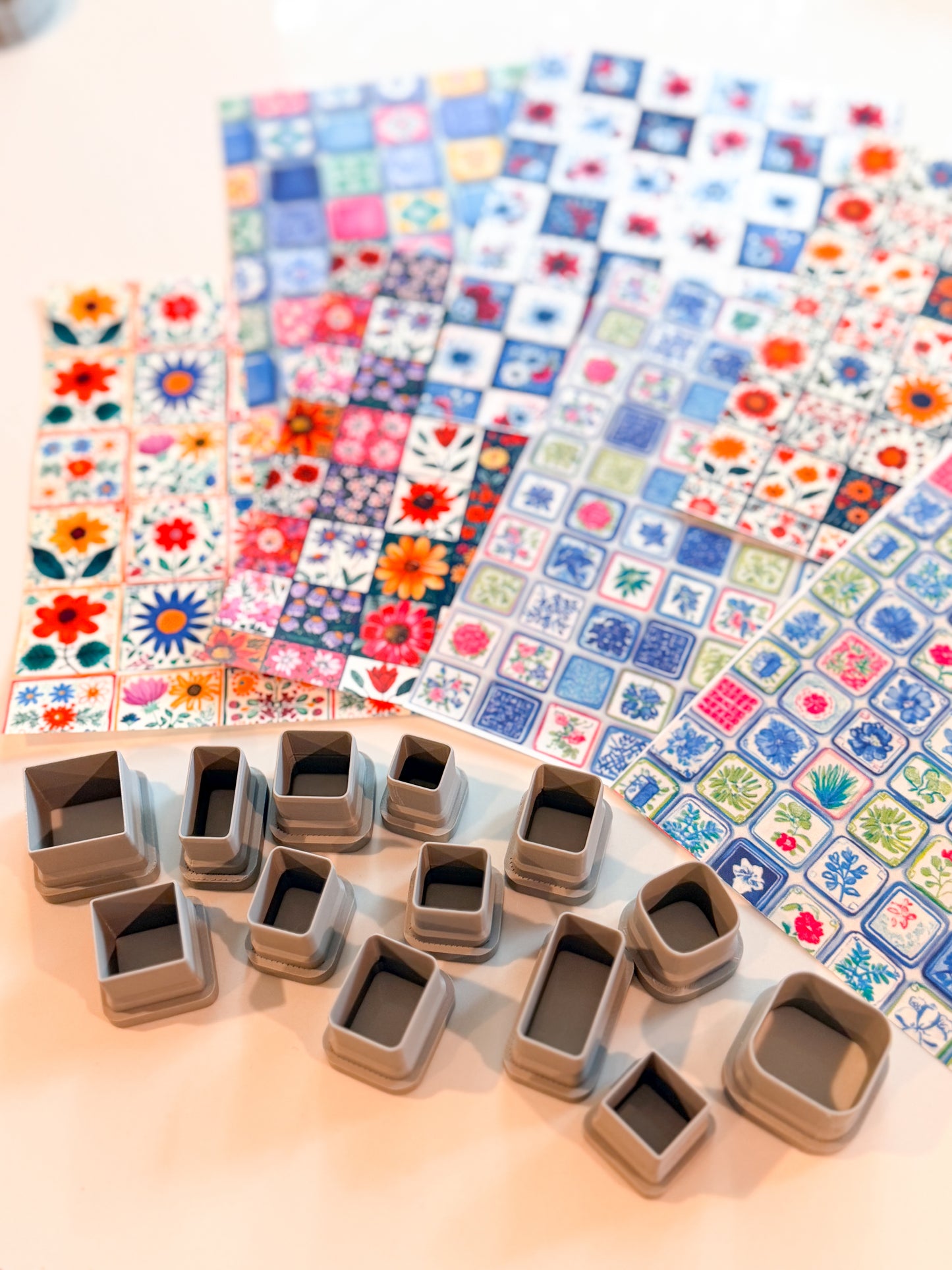 SQUARE CUTTER BUNDLE | CLAY CUTTERS | POLYMER CLAY CUTTERS