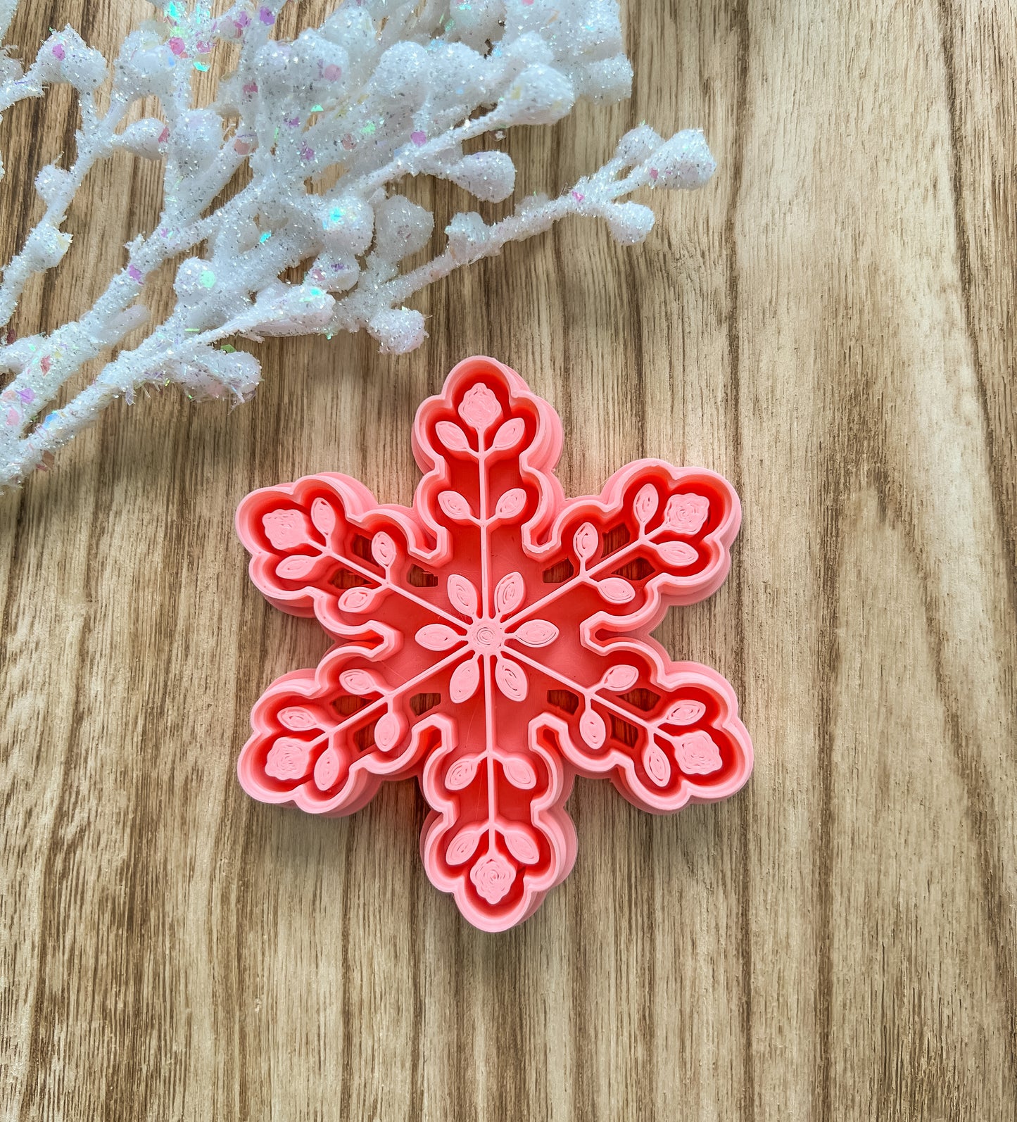 Scandinavian Folk Christmas Ornament Clay Cutters | Snowflake | Ornament