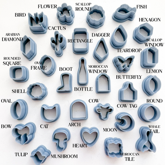 THE CHARM BAR | CLAY CUTTERS | NECKLACE BRACELET CHARM POLYMER CLAY CUTTERS