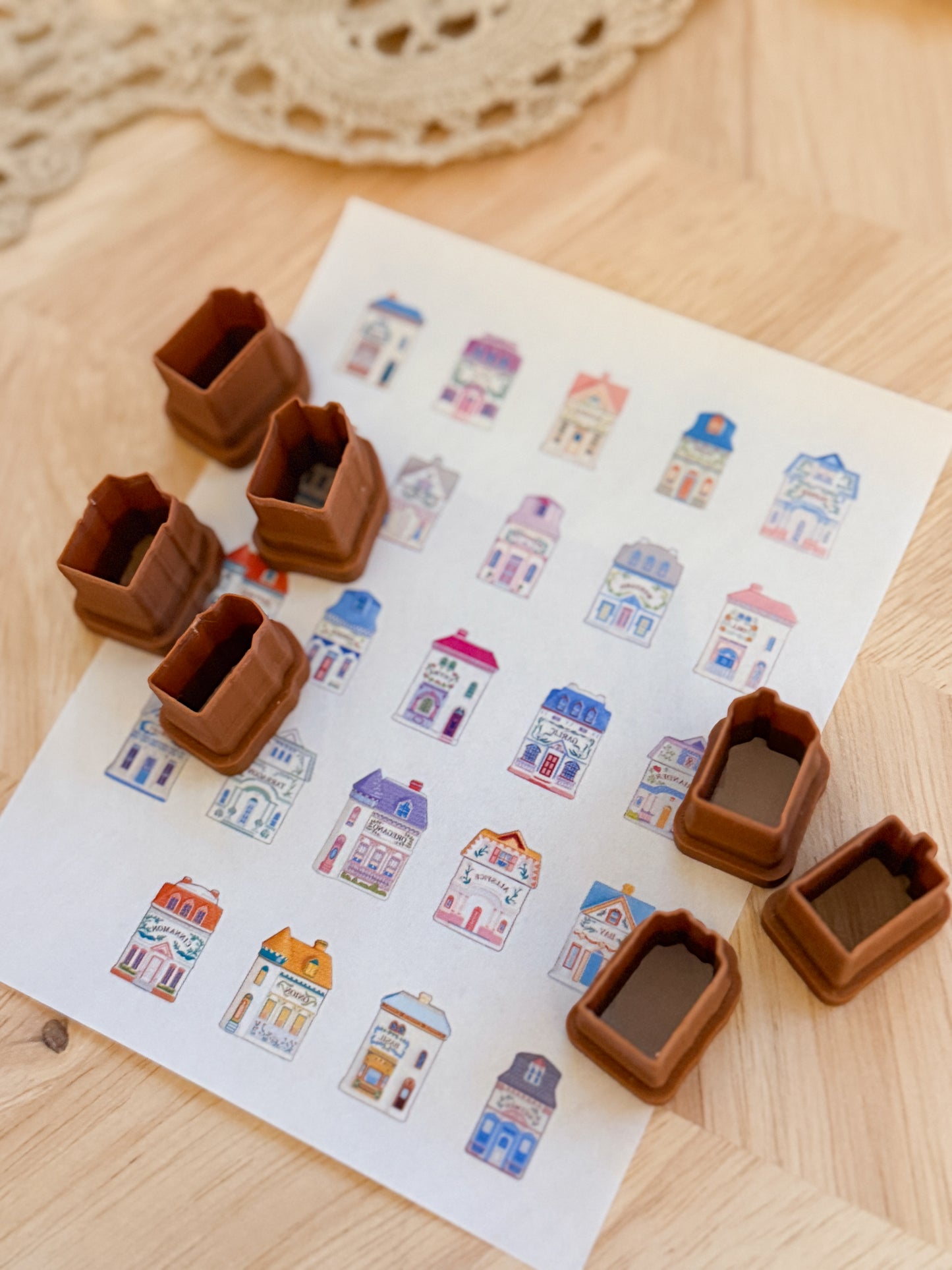 CHARMS COMBO LENOX 1989 SPICE VILLAGE | VINTAGE KITCHEN NOSTALGIA | POLYMER CLAY CUTTERS