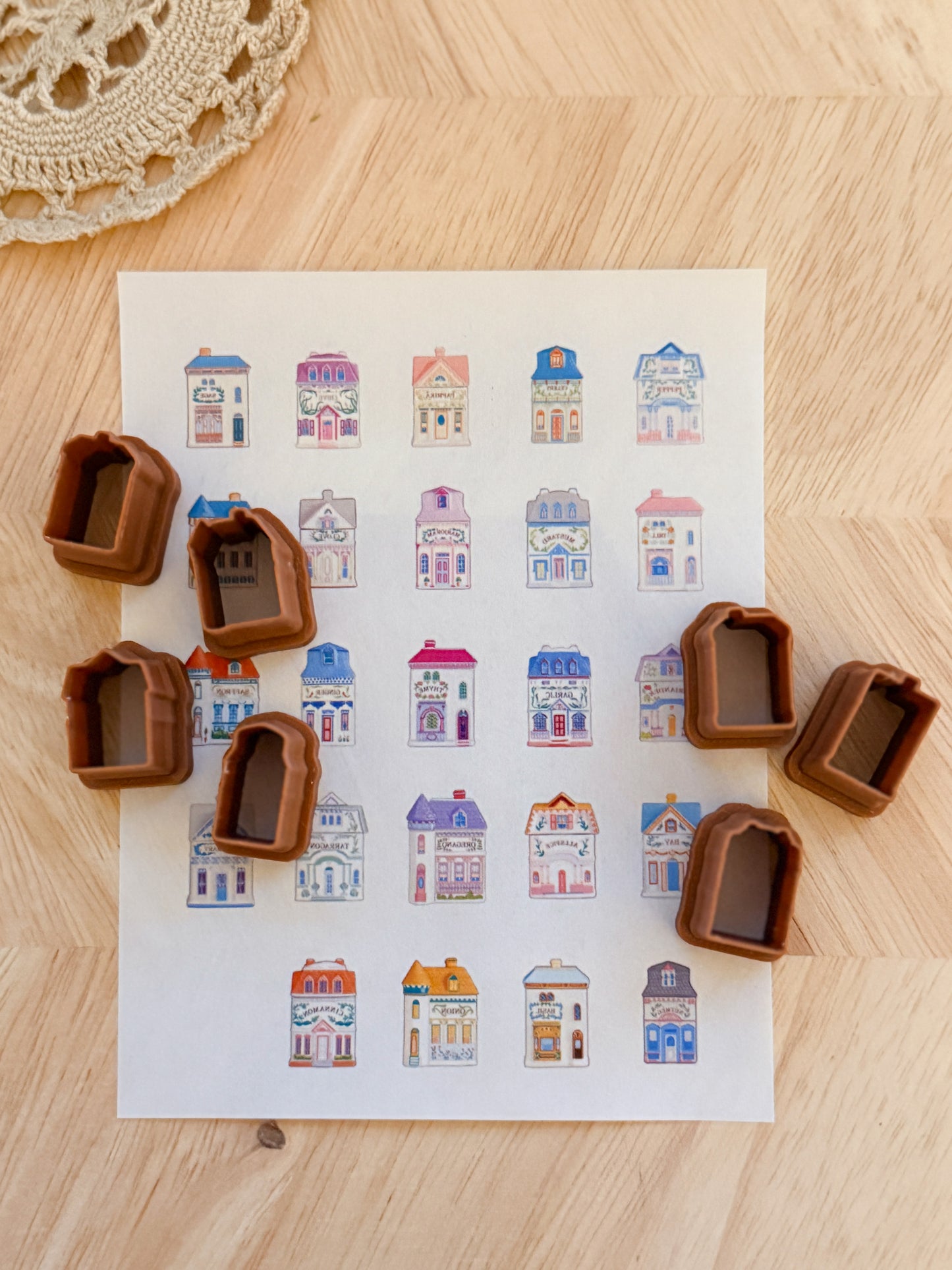 CHARMS COMBO LENOX 1989 SPICE VILLAGE | VINTAGE KITCHEN NOSTALGIA | POLYMER CLAY CUTTERS